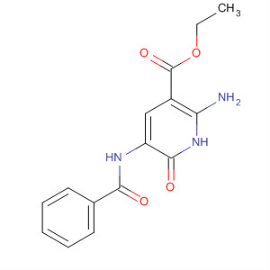 105707-04-8  3-Pyridinecarboxylic acid,2-amino-5-(benzoylamino)-1,6-dihydro-6-oxo-, ethyl ester