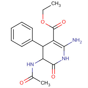 105707-08-2  3-Pyridinecarboxylic acid,5-(acetylamino)-2-amino-1,4,5,6-tetrahydro-6-oxo-4-phenyl-, ethyl ester,cis-
