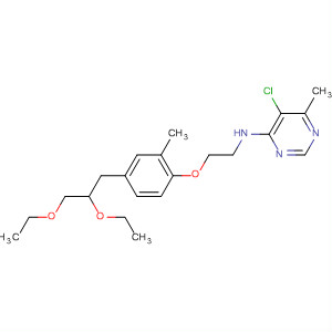 105707-93-5  4-Pyrimidinamine,5-chloro-N-[2-[4-(2,3-diethoxypropyl)-2-methylphenoxy]ethyl]-6-methyl-