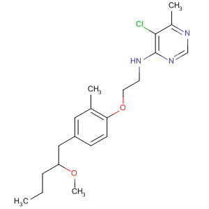 105707-96-8  4-Pyrimidinamine,5-chloro-N-[2-[4-(2-methoxypentyl)-2-methylphenoxy]ethyl]-6-methyl-