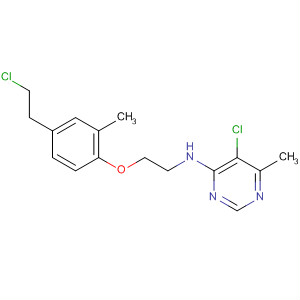 105707-99-1  4-Pyrimidinamine,5-chloro-N-[2-[4-(2-chloroethyl)-2-methylphenoxy]ethyl]-6-methyl-
