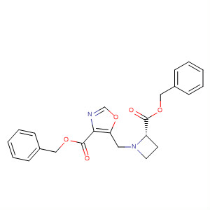 105762-92-3  4-Oxazolecarboxylic acid,5-[[2-[(phenylmethoxy)carbonyl]-1-azetidinyl]methyl]-, phenylmethylester, (S)-