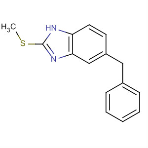 105770-75-0  1H-Benzimidazole, 2-(methylthio)-5-(phenylmethyl)-