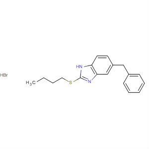 105770-80-7  1H-Benzimidazole, 2-(butylthio)-5-(phenylmethyl)-, monohydrobromide