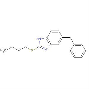 105770-81-8  1H-Benzimidazole, 2-(butylthio)-5-(phenylmethyl)-