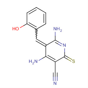 105774-84-3  3-Pyridinecarbonitrile,4,6-diamino-2,5-dihydro-5-[(2-hydroxyphenyl)methylene]-2-thioxo-
