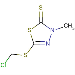 105785-03-3  1,3,4-Thiadiazole-2(3H)-thione, 5-[(chloromethyl)thio]-3-methyl-