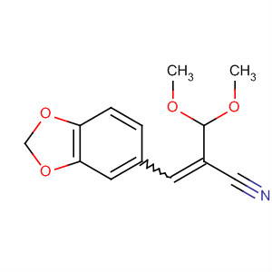 105806-33-5  2-Propenenitrile, 3-(1,3-benzodioxol-5-yl)-2-(dimethoxymethyl)-