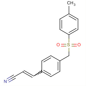 105826-33-3  2-Propenenitrile, 3-[4-[[(4-methylphenyl)sulfonyl]methyl]phenyl]-
