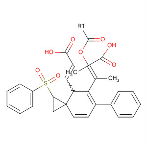 105826-44-6  2-Propenoic acid,3,3'-[[1-(phenylsulfonyl)-1,2-ethanediyl]di-4,1-phenylene]bis-, dimethylester