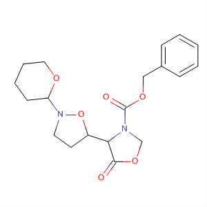 105834-69-3  3-Oxazolidinecarboxylic acid,5-oxo-4-[2-(tetrahydro-2H-pyran-2-yl)-5-isoxazolidinyl]-, phenylmethylester
