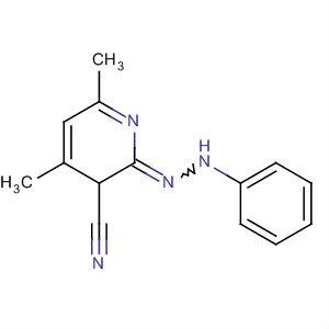 105855-64-9  3-Pyridinecarbonitrile, 2,3-dihydro-4,6-dimethyl-2-(phenylhydrazono)-