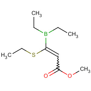 105858-48-8  2-Propenoic acid, 3-(diethylboryl)-3-(ethylthio)-, methyl ester