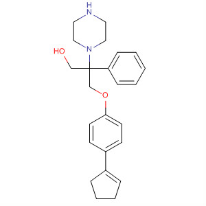 105887-04-5  1-Piperazineethanol,a-[[4-(1-cyclopenten-1-yl)phenoxy]methyl]-4-phenyl-