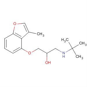 105887-06-7  2-Propanol,1-[(1,1-dimethylethyl)amino]-3-[(3-methyl-4-benzofuranyl)oxy]-