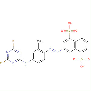 105895-90-7  1,5-Naphthalenedisulfonic acid,3-[[4-[(4,6-difluoro-1,3,5-triazin-2-yl)amino]-2-methylphenyl]azo]-