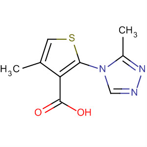 105920-82-9  3-Thiophenecarboxylic acid, 4-methyl-2-(3-methyl-4H-1,2,4-triazol-4-yl)-