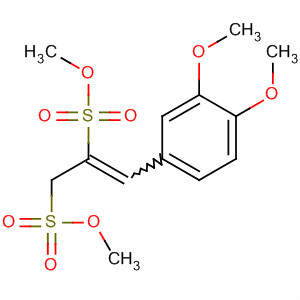 104503-97-1  2-Propene-1,2-disulfonic acid, 3-(4,5-dimethoxyphenyl)-, dimethyl ester