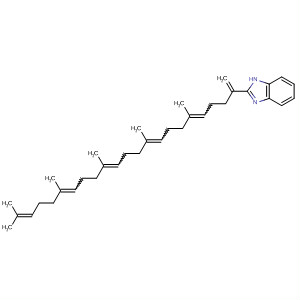 104523-63-9  1H-Benzimidazole,2-(5,9,13,17,21-pentamethyl-1-methylene-4,8,12,16,20-docosapentaenyl)-