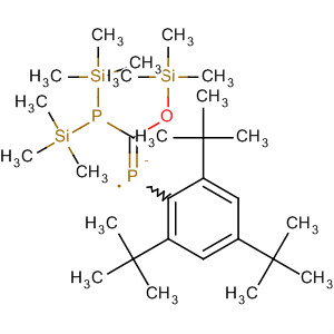 104574-73-4  3-Oxa-5-phospha-2,6-disilaheptane,2,2,6,6-tetramethyl-5-(trimethylsilyl)-4-[[2,4,6-tris(1,1-dimethylethyl)phenyl]phosphinidene]-