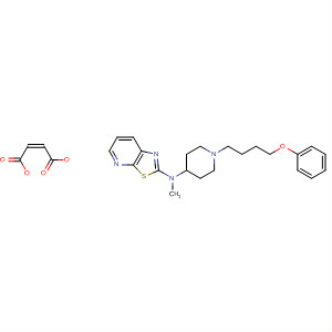 104587-88-4  Thiazolo[5,4-b]pyridin-2-amine,N-methyl-N-[1-(4-phenoxybutyl)-4-piperidinyl]-, (Z)-2-butenedioate (1:1)