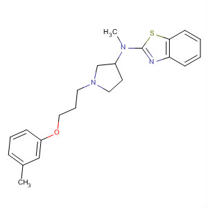 104588-40-1  2-Benzothiazolamine,N-methyl-N-[1-[3-(3-methylphenoxy)propyl]-3-pyrrolidinyl]-