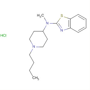 104588-52-5  2-Benzothiazolamine, N-(1-butyl-4-piperidinyl)-N-methyl-,monohydrochloride