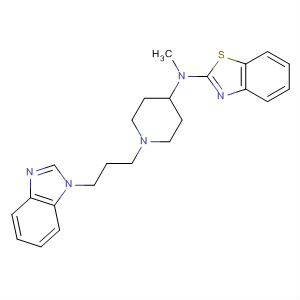 104588-60-5  2-Benzothiazolamine,N-[1-[3-(1H-benzimidazol-1-yl)propyl]-4-piperidinyl]-N-methyl-