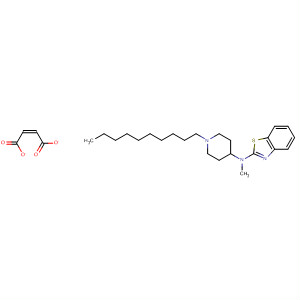 104588-73-0  2-Benzothiazolamine, N-(1-decyl-4-piperidinyl)-N-methyl-,(Z)-2-butenedioate (1:1)