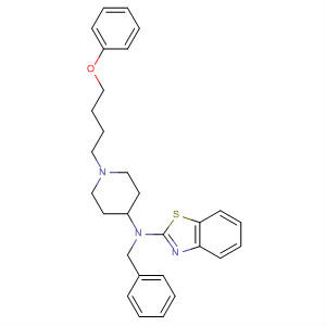 104589-65-3  2-Benzothiazolamine,N-[1-(4-phenoxybutyl)-4-piperidinyl]-N-(phenylmethyl)-