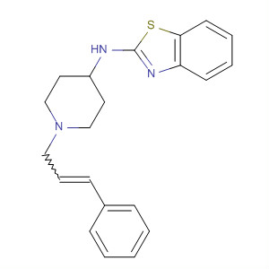 104589-92-6  2-Benzothiazolamine, N-[1-(3-phenyl-2-propenyl)-4-piperidinyl]-