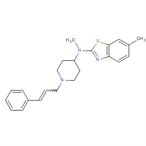 104589-98-2  2-Benzothiazolamine,N,6-dimethyl-N-[1-(3-phenyl-2-propenyl)-4-piperidinyl]-