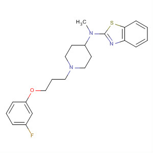 104606-10-2  2-Benzothiazolamine,N-[1-[3-(3-fluorophenoxy)propyl]-4-piperidinyl]-N-methyl-