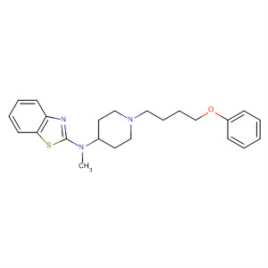 104606-11-3  2-Benzothiazolamine, N-methyl-N-[1-(4-phenoxybutyl)-4-piperidinyl]-