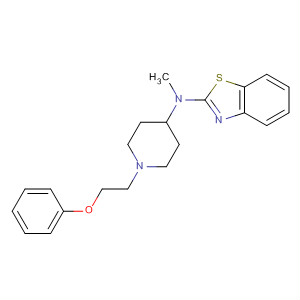 104606-16-8  2-Benzothiazolamine, N-methyl-N-[1-(2-phenoxyethyl)-4-piperidinyl]-