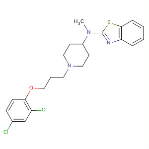 104606-28-2  2-Benzothiazolamine,N-[1-[3-(2,4-dichlorophenoxy)propyl]-4-piperidinyl]-N-methyl-