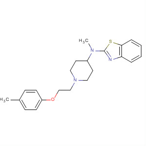 104606-35-1  2-Benzothiazolamine,N-methyl-N-[1-[2-(4-methylphenoxy)ethyl]-4-piperidinyl]-