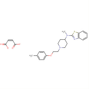 104606-36-2  2-Benzothiazolamine,N-methyl-N-[1-[2-(4-methylphenoxy)ethyl]-4-piperidinyl]-,(Z)-2-butenedioate (1:1)