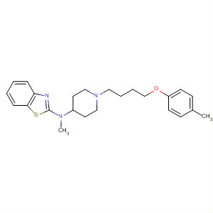 104606-37-3  2-Benzothiazolamine,N-methyl-N-[1-[4-(4-methylphenoxy)butyl]-4-piperidinyl]-