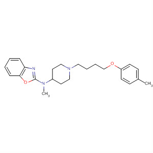 104606-62-4  2-Benzoxazolamine,N-methyl-N-[1-[4-(4-methylphenoxy)butyl]-4-piperidinyl]-