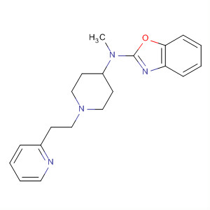 104607-79-6  2-Benzoxazolamine, N-methyl-N-[1-[2-(2-pyridinyl)ethyl]-4-piperidinyl]-