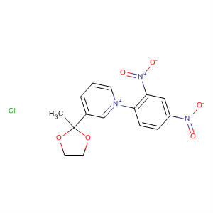 104642-53-7  Pyridinium, 1-(2,4-dinitrophenyl)-3-(2-methyl-1,3-dioxolan-2-yl)-,chloride