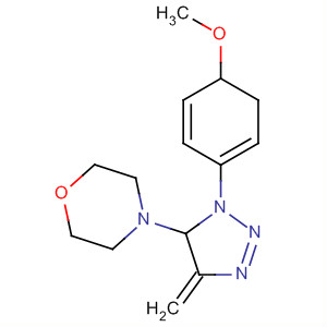 104681-15-4  Morpholine,4-[4,5-dihydro-1-(4-methoxyphenyl)-4-methylene-1H-1,2,3-triazol-5-yl]-