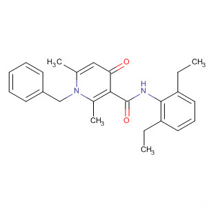 104734-49-8  3-Pyridinecarboxamide,N-(2,6-diethylphenyl)-1,4-dihydro-2,6-dimethyl-4-oxo-1-(phenylmethyl)- 104734-49-8  3-Pyridinecarboxamide,N-(2,6-diethylphenyl)-1,4-dihydro-2,6-dimethyl-4-oxo-1-(phenylmethyl)-