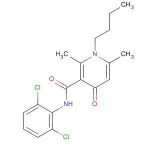 104735-11-7  3-Pyridinecarboxamide,1-butyl-N-(2,6-dichlorophenyl)-1,4-dihydro-2,6-dimethyl-4-oxo-