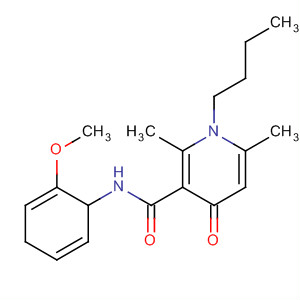 104735-15-1  3-Pyridinecarboxamide,1-butyl-1,4-dihydro-N-(2-methoxyphenyl)-2,6-dimethyl-4-oxo- 104735-15-1  3-Pyridinecarboxamide,1-butyl-1,4-dihydro-N-(2-methoxyphenyl)-2,6-dimethyl-4-oxo-