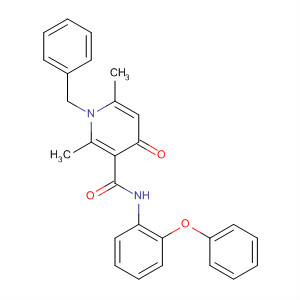 104735-19-5  3-Pyridinecarboxamide,1,4-dihydro-2,6-dimethyl-4-oxo-N-(2-phenoxyphenyl)-1-(phenylmethyl)-