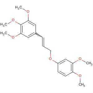 104761-76-4  Benzene, 5-[3-(3,4-dimethoxyphenoxy)-1-propenyl]-1,2,3-trimethoxy-