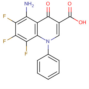 104885-03-2  3-Quinolinecarboxylic acid,5-amino-6,7,8-trifluoro-1,4-dihydro-4-oxo-1-phenyl-