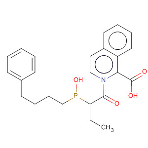 104902-87-6  1-Isoquinolinecarboxylic acid,1,2,3,4-tetrahydro-2-[2-[hydroxy(4-phenylbutyl)phosphinyl]-1-oxobutyl]-